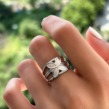 Bagues en acier inoxydable pour femmes, produits tendance