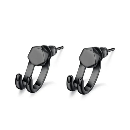 Boucle d'oreille ligne pure